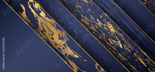 Luxury paper cut background, Abstract  marble decoration, golden pattern, halftone gradients, 3d Vector illustration. White and gold Cover template, geometric shapes, modern minimal banner.