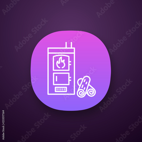 Solid fuel boiler app icon