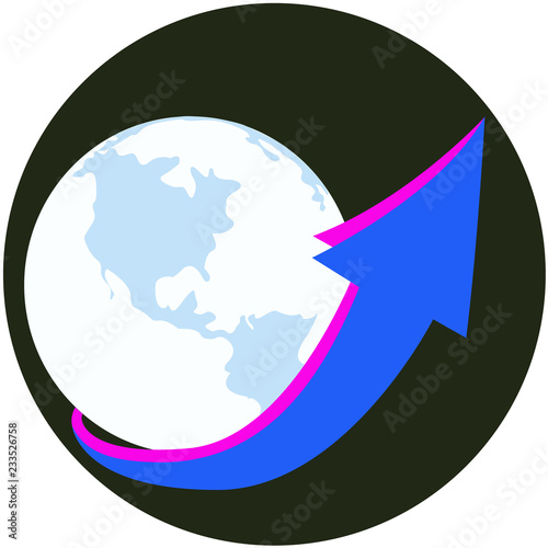 Internet icon. Vector illustration of intenet, web, network sign, symbol.