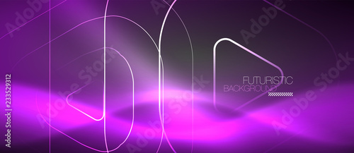 Vector neon color abstract background