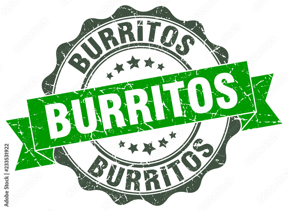 burritos stamp. sign. seal