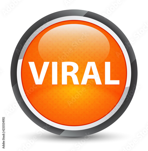Viral galaxy orange round button