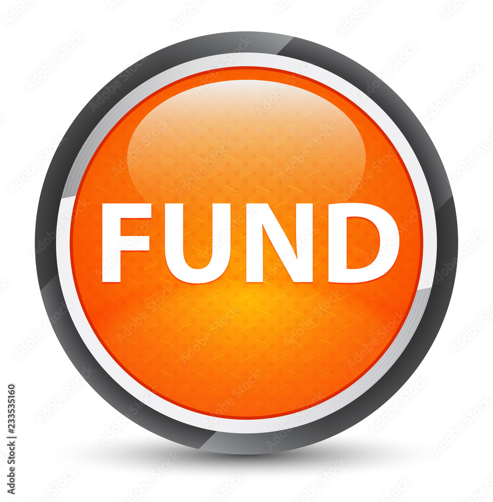 Fund galaxy orange round button Fund galaxy orange round button