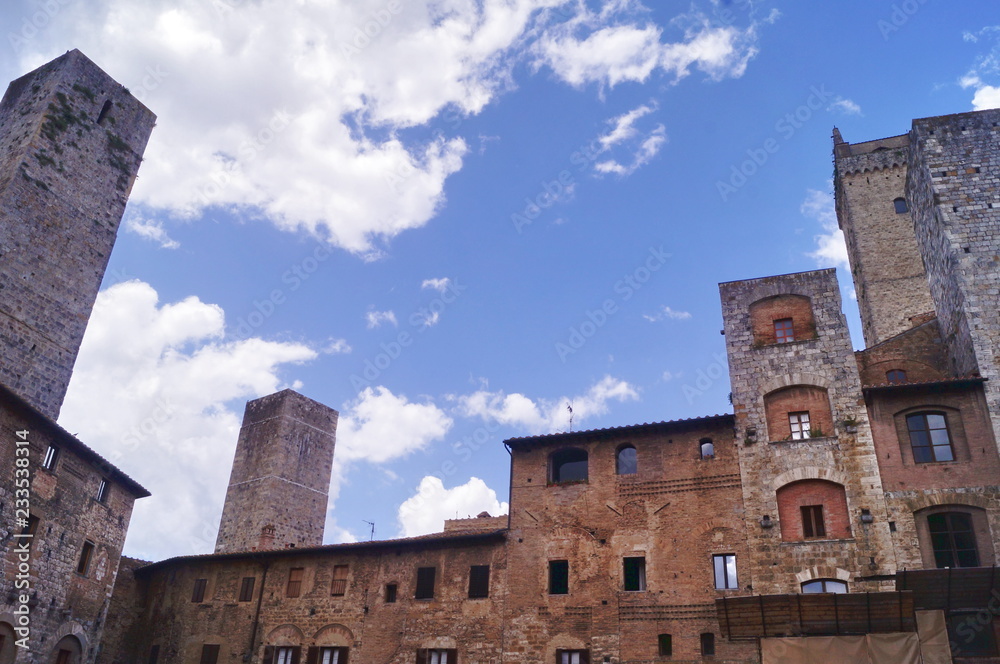 Towers of the historical village of San Gimignano, Tuscany, Italy