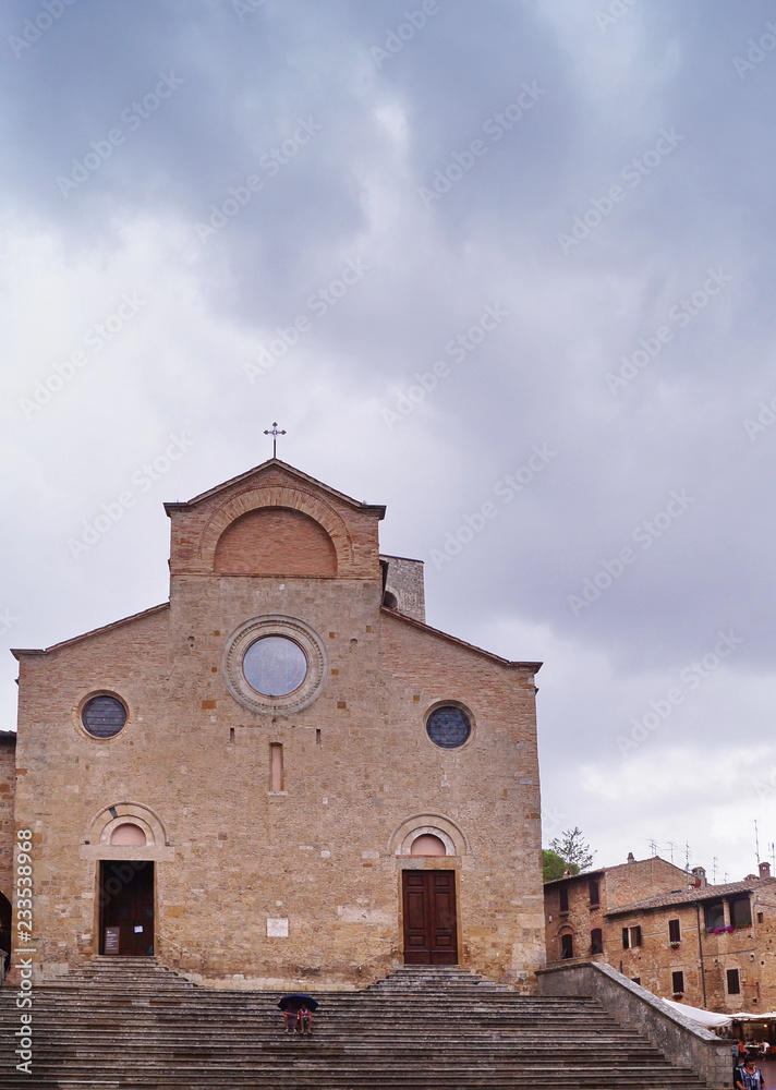 Basilica of Collegiata, San Gimignano, Tuscany, Italy