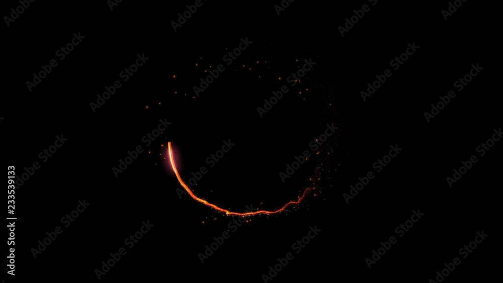 4k Pack Of Beautiful Fantasy Light And Smoke Leaks/ 4k animation of a pack of abstract dynamic magic light leaks following motion path