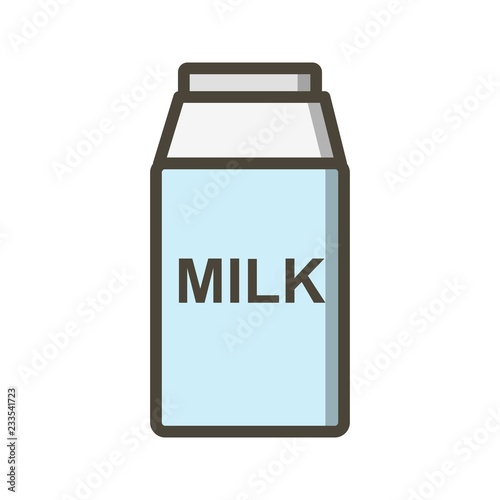 Milk Food Filled Outline Icon