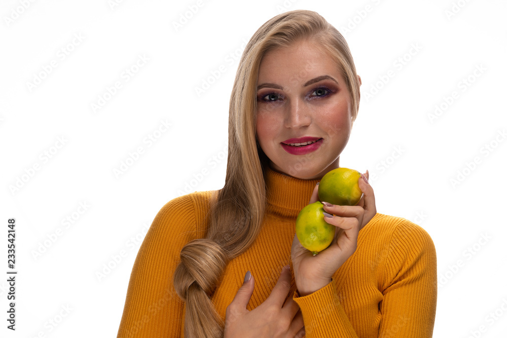 A Girl with long hair