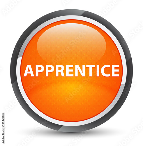 Apprentice galaxy orange round button