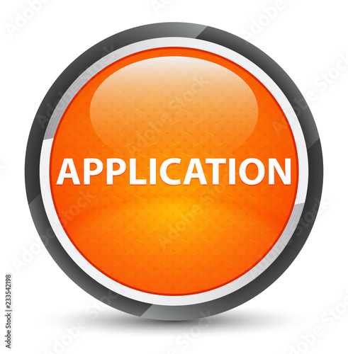 Application galaxy orange round button
