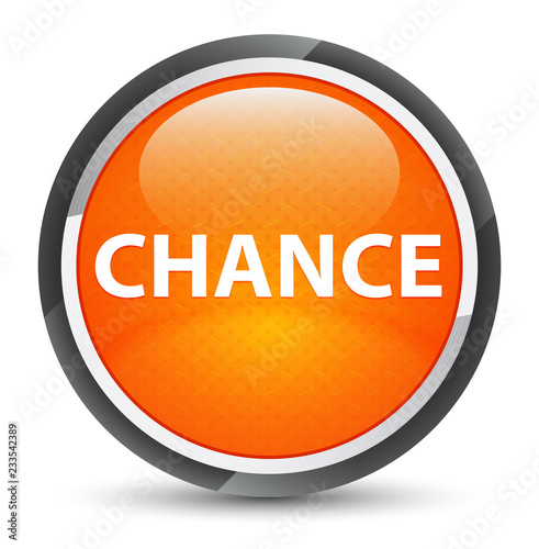 Chance galaxy orange round button