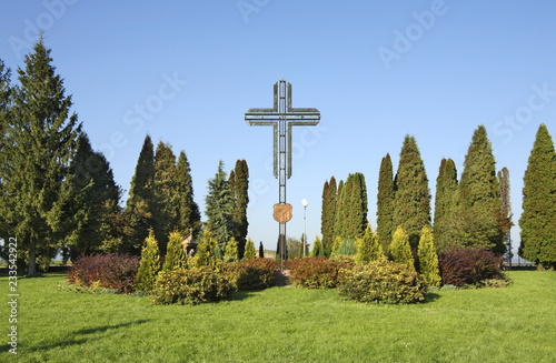 Sanctuary of  Michael Archangel in Miejsce Piastowe. Poland photo