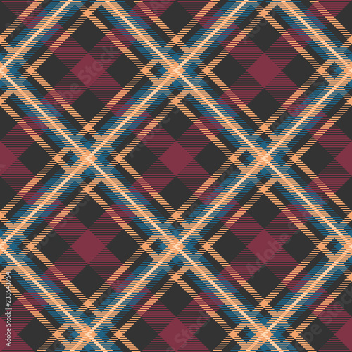 Classic tartan, Merry Christmas check plaid seamless patterns.