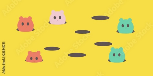 game of whack-a-mole