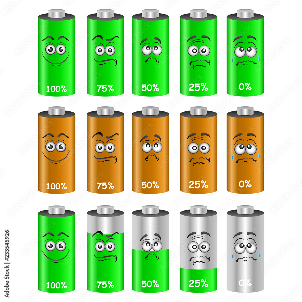 Battery Pack. Emotional batteries. Red and green Battery Pack. Emotional batteries. Red and green