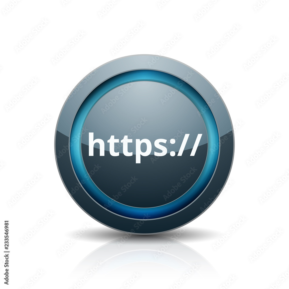 https secure button illustration https secure button illustration