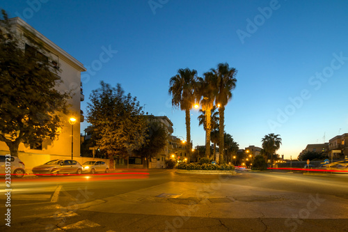 Fototapeta Naklejka Na Ścianę i Meble -  Sunset in Anzio, Italy