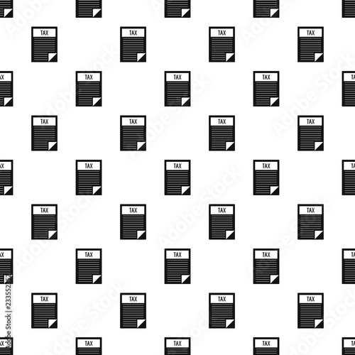 Tax sheet pattern seamless vector repeat geometric for any web design