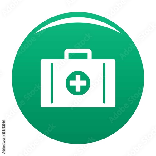 Aid kit icon. Simple illustration of aid kit vector icon for any design green Free Download Aid kit icon. Simple illustration of aid kit vector icon for any design green - GFXLoad