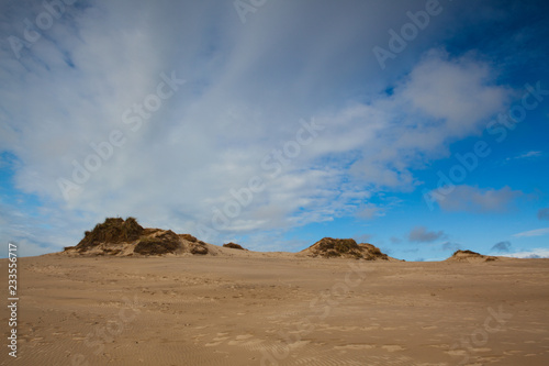 Rabjerg Mile is a migrating coastal dune  Denmark.