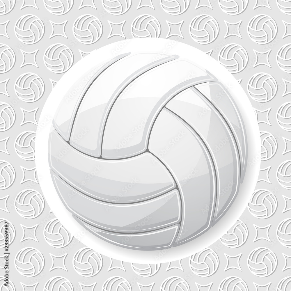 Volleyball white wallpaper