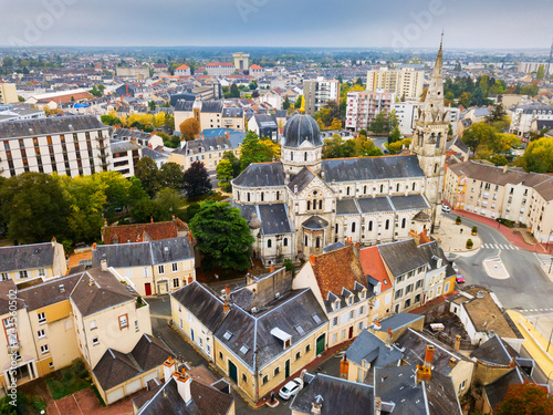 Aerial view of Chateauroux photo