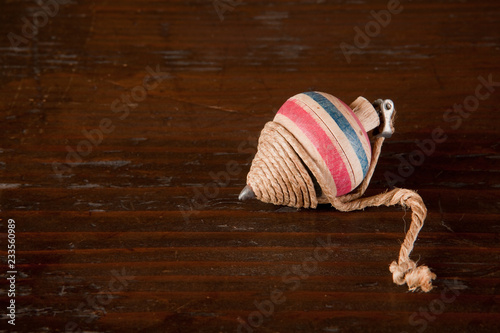 Antique spinning top