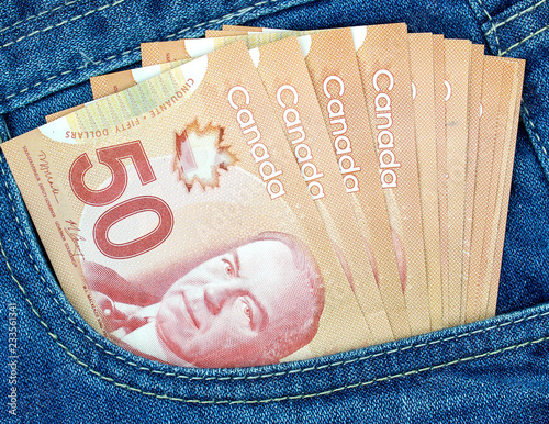 canadian money concept