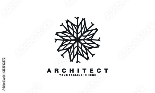 Leaf Arc Abstract Logo Template