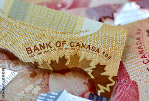 canadian dollars concept