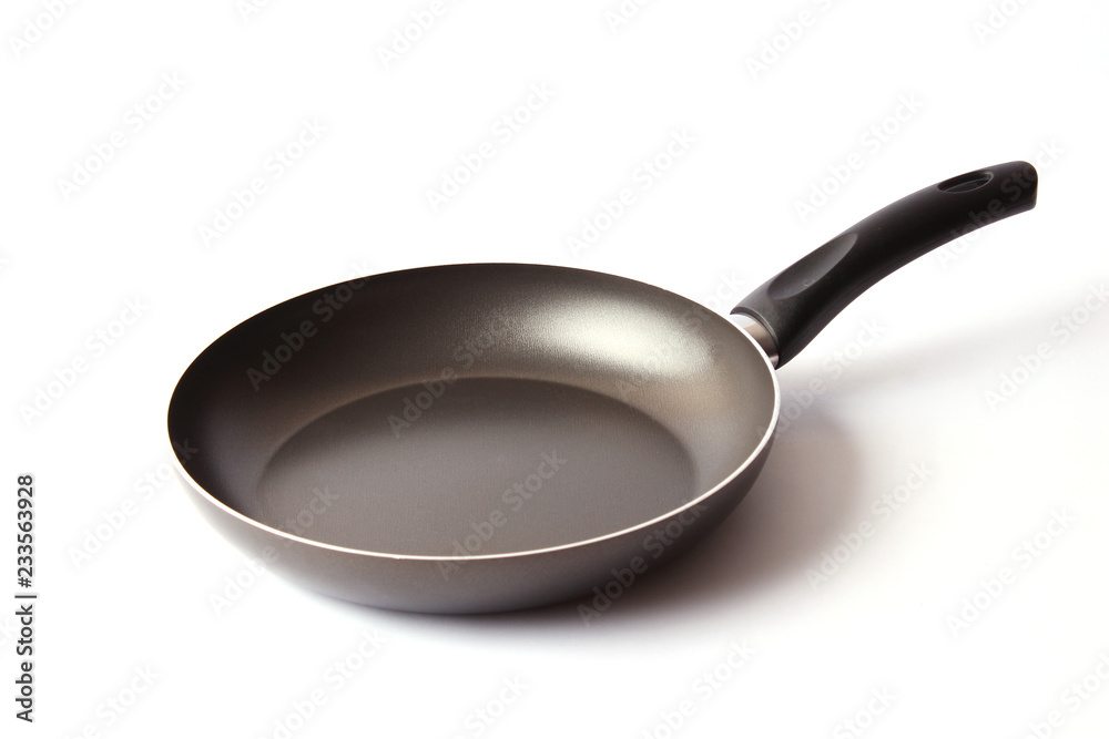 pan isolated on white. Non-stick coating. Cooking food. kitchenware pan isolated on white. Non-stick coating. Cooking food. kitchenware