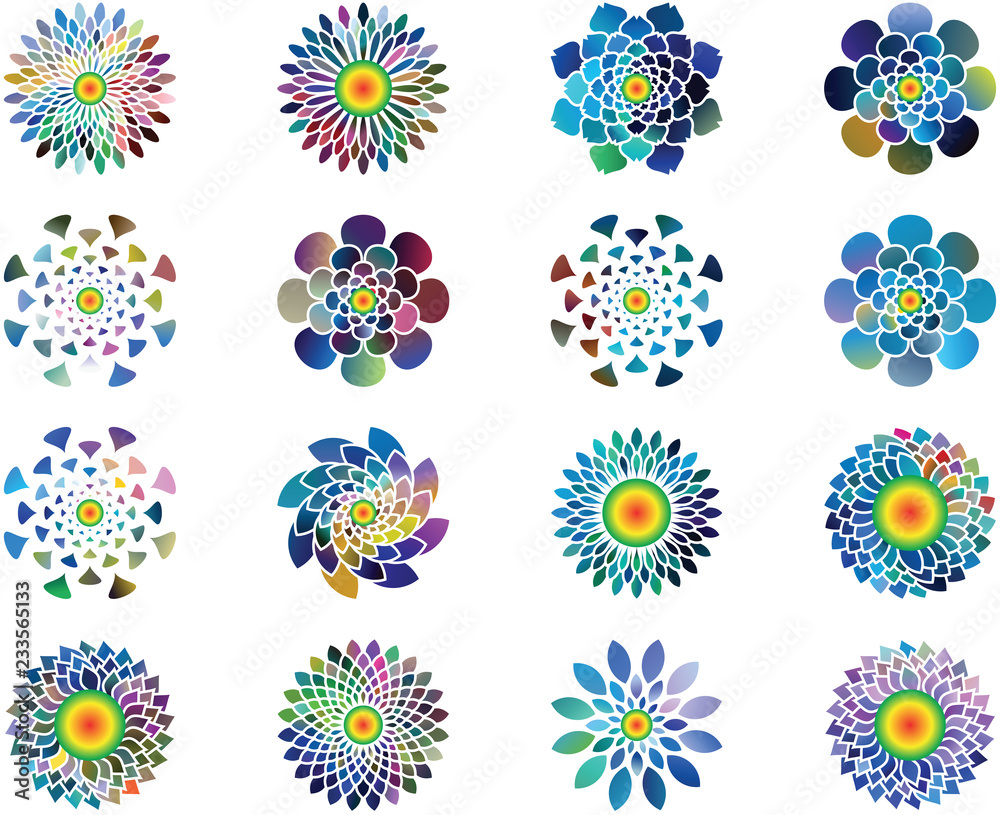 Flower icon in EPS10 vector format isolated Flower icon in EPS10 vector format isolated