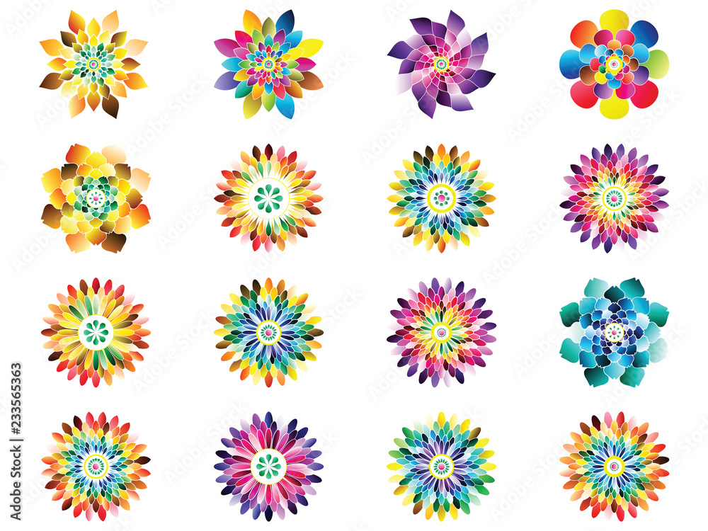 Flower icon in EPS10 vector format isolated Flower icon in EPS10 vector format isolated