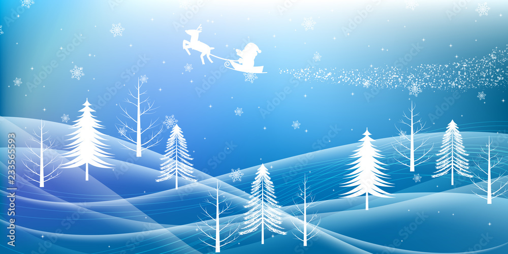 サンタクロースのクリスマスイラスト Stock Vector Adobe Stock