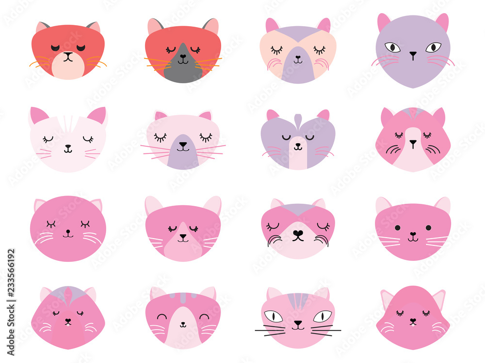  Cat icon in EPS10 vector format isolated