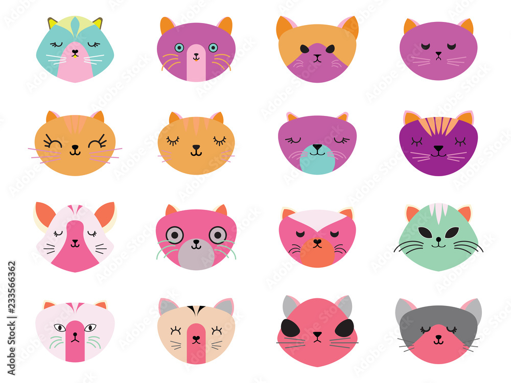  Cat icon in EPS10 vector format isolated