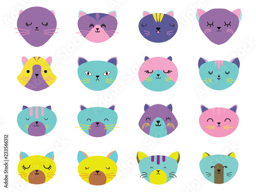  Cat icon in EPS10 vector format isolated