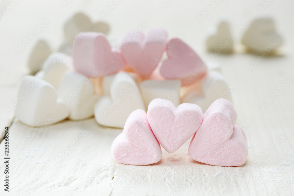 Marshmallow cuori Marshmallow cuori