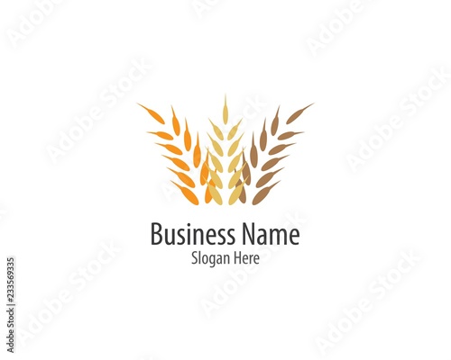 Wheat logo icon
