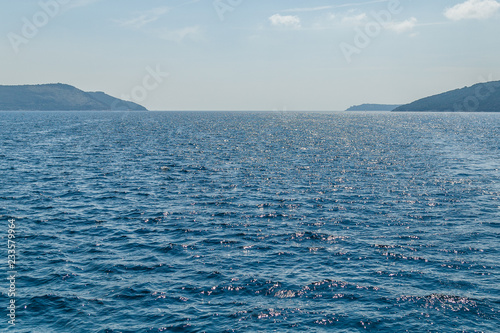 Seascape, sunny summer day in the Bay of Kotor © vredaktor