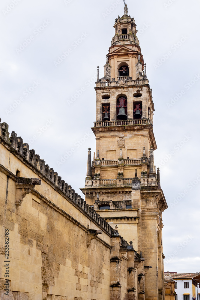 Bell tower of the Cathedral Mosque of Cordoba