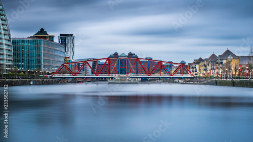 The Detroit Bridge in Salford Quays photo