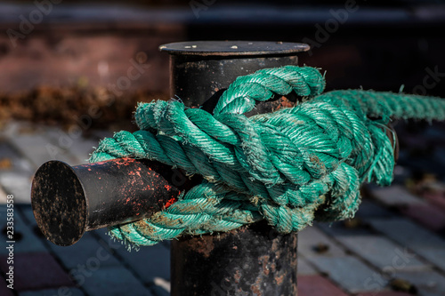 Green ship rope