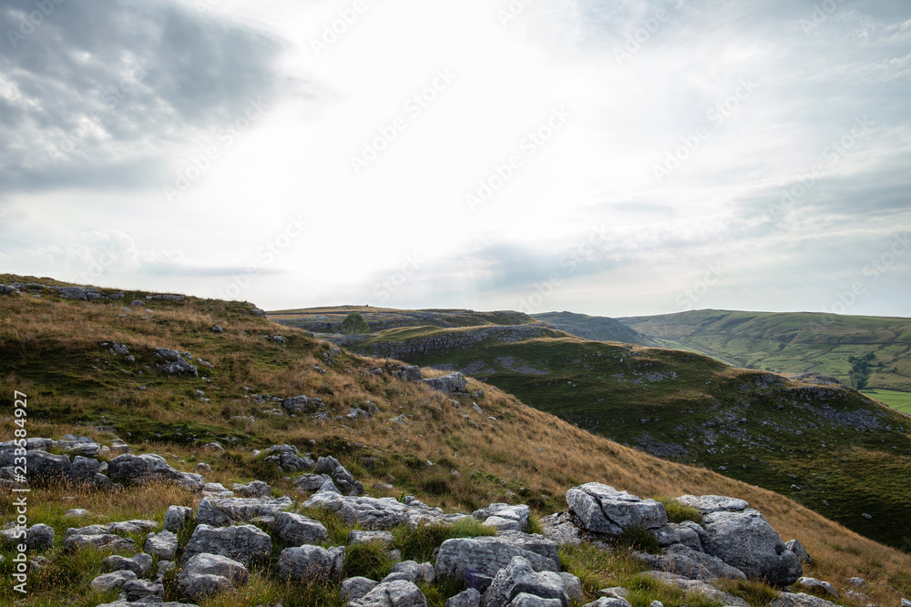 Sunrise over the Yorkshire Dales at Malham Sunrise over the Yorkshire Dales at Malham