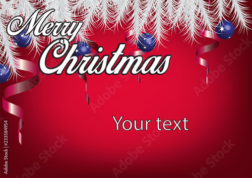  SChristmas cards. Simple vector design. photo