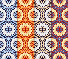 Fotobehang Marokkaanse tegels patronen Art deco patroon met arabesken  © Bonya Sharp Claw