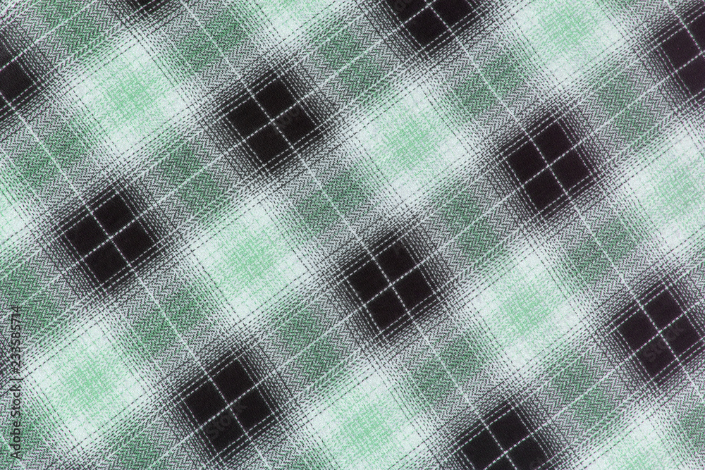 Fototapeta premium Texture cotton colored fabric. Background abstraction factory textile material close up. For tailoring