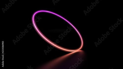 neon circle © MclittleStock
