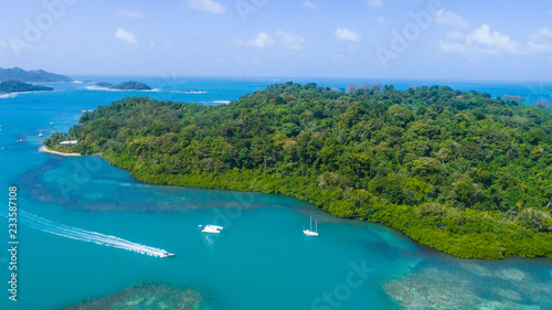 Marina close to Portobelo at the Caribbean in Panama © cris