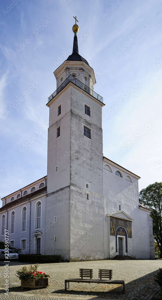 Europa, Deutschland, Sachsen, Landkreis Bautzen, Bischofswerda, Christuskirche (ehem Marienkirche)